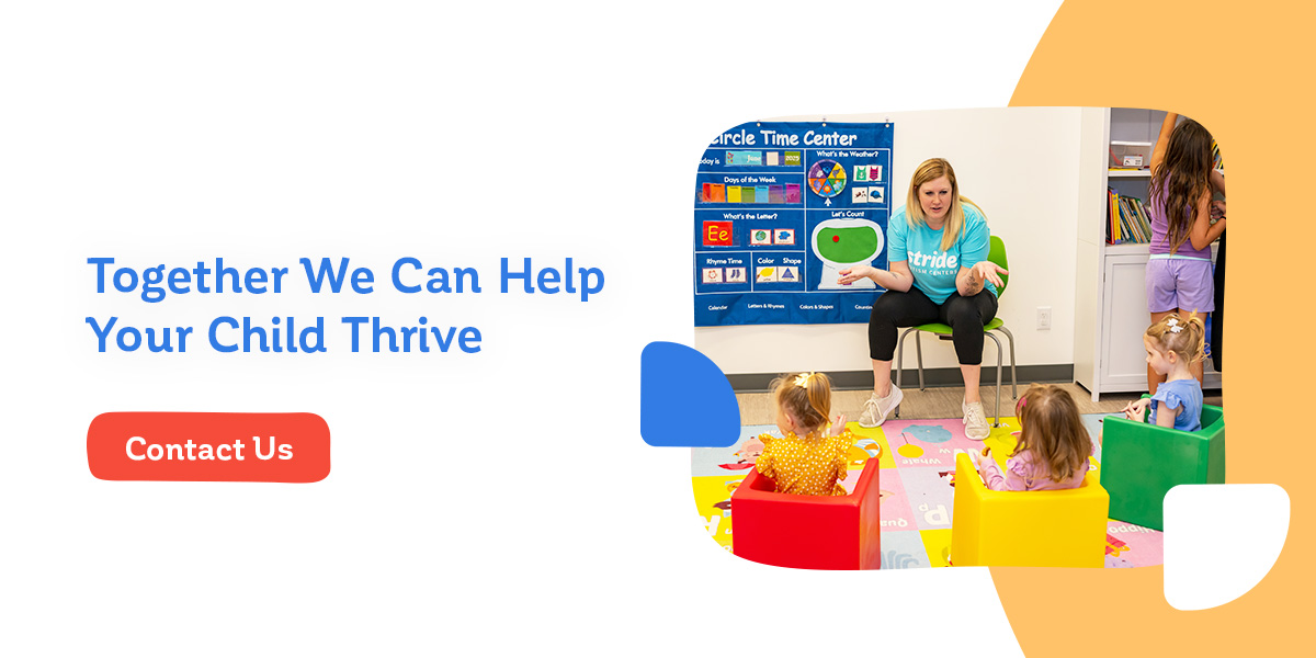 Together We Can Help Your Child Thrive - Contact Us